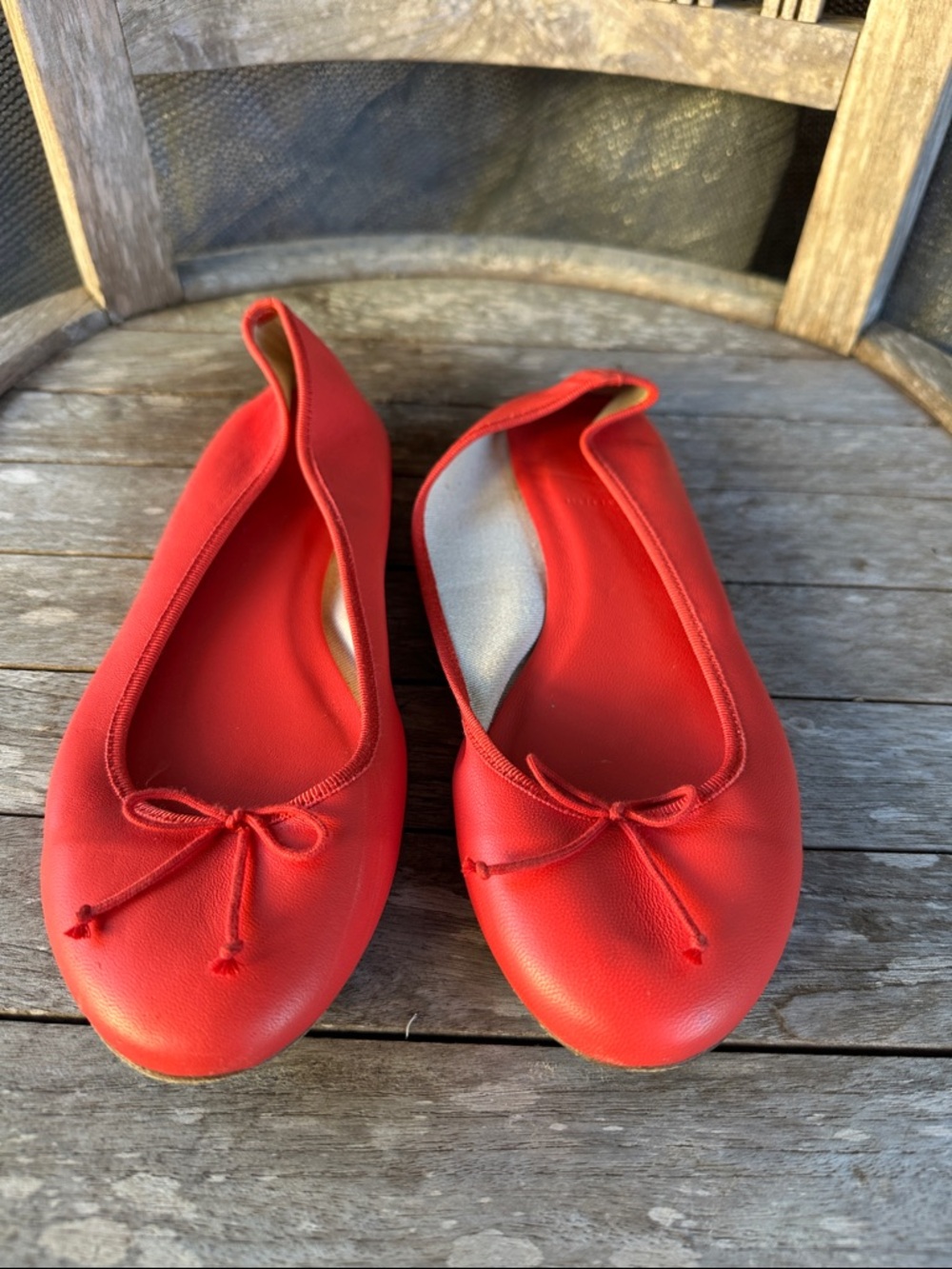 J. Crew Red Ballet Flats 9